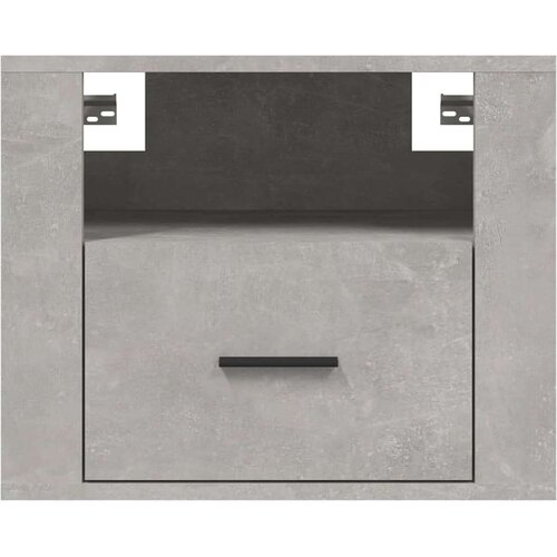 VidaXL Zidni noćni ormarići 2 kom siva boja betona 50x36x40 cm Slike