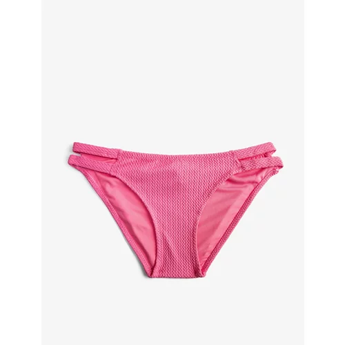 Koton Bikini Bottom - Pink - Normal Waist