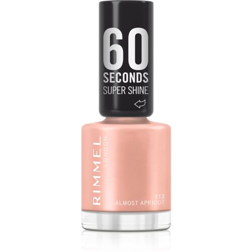Rimmel London 60 Seconds Super Shine lak za nokte nijansa 112 Almost Apricot 8 ml Cijene