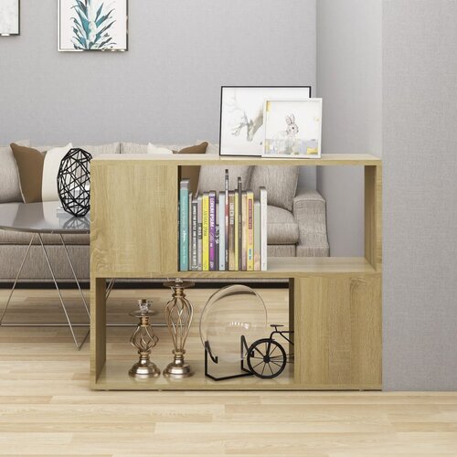VidaXL TV omarica sonoma hrast 80x24x63 cm iverna plo&amp;scaron;ča Slike
