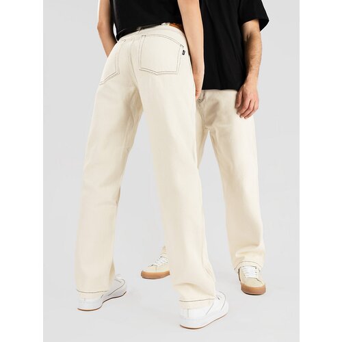 Blue Tomato Baggy Contrast Stich Kavbojke white Cene