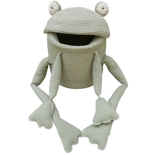Lorena Canals Svijetlo zelena tekstilna dječja kutija za pohranu &amp;oslash; 23x35 cm Fred the Frog &amp;ndash; Slike