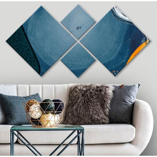 Wallity Slika 4MDF2209796, 60x115 cm, 4 dela Cene