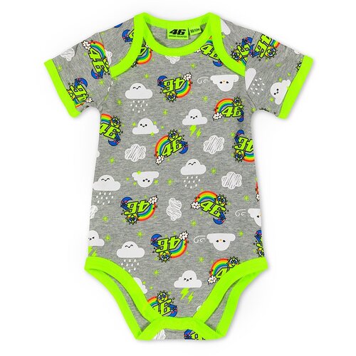  Vr46 Valentino Rossi Sun and Moon bodi za bebe Slike