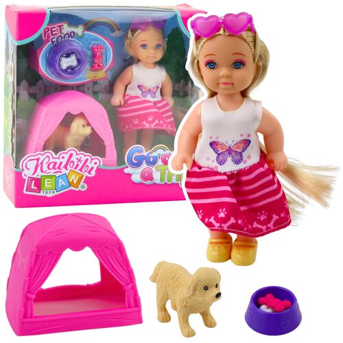 Mini Doll Set with Dog, Tent and Accessories Cijene