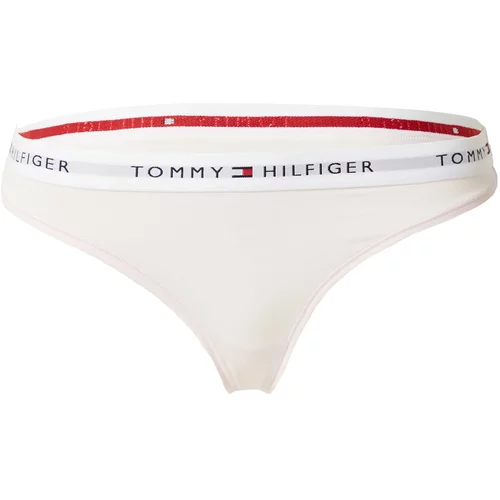 Tommy Hilfiger Underwear Tanga gaćice morsko plava / pastelno roza / crvena / bijela