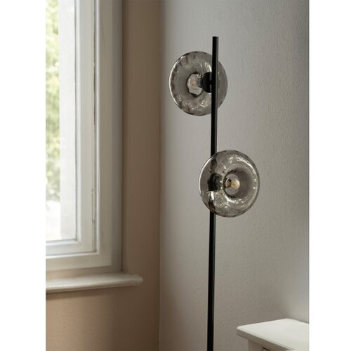 Osram podna lampa decor smoke 2xE14/12W/230V crna/zadimljeno-siva Slike