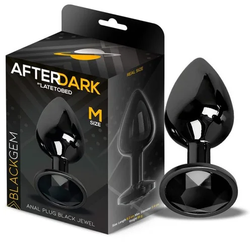 Afterdark Analni čep BlackGem medium