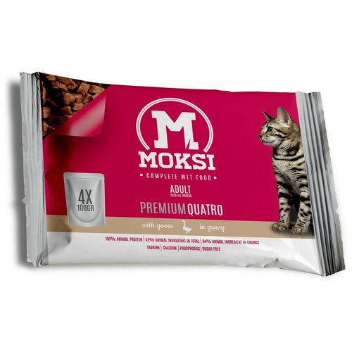 Moksi preliv za mačke - Guska u sosu - 4x100g - 13 pakovanja Cene
