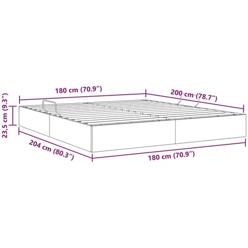  Ottomanska Okvir za krevet s pohranom s pohranom Bar&amp;scaron;un - Tamnozelena 180 x 200 cm Slike