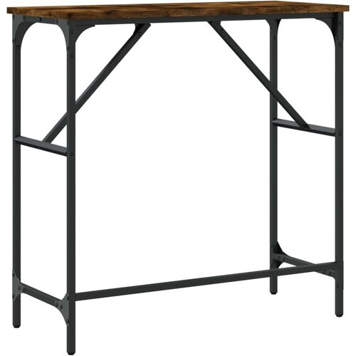  Konzolni stol boja hrasta 75 x 32 x 75 cm konstruirano drvo Slike