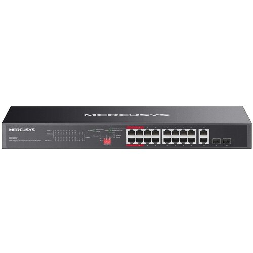 Mercusys MS120GP(UN) 20-Port Gigabit Rackmount Switch with 16-Port PoE+ Cene