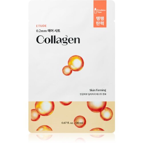 ETUDE 0.2 Therapy Air Mask Collagen maska iz platna proti gubam za hidracijo in učvrstitev kože 20 ml Cene