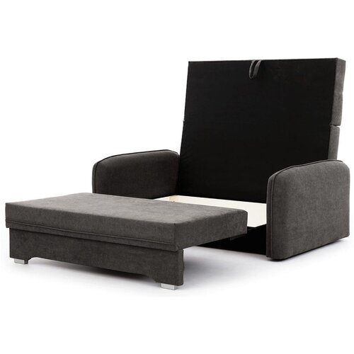 ELTAP Tamno siva sklopiva/s prostorom za odlaganje sofa od &amp;scaron;enila 155 cm Laine &amp;ndash; Slike