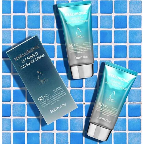Farmstay Hyaluronic UV Shield Sun Block Cream zaštitna krema za lice s hijaluronskom kiselinom SPF 50+ 70 g Cijene