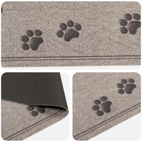  Kuhinjski Tepih Sive &amp;scaron;ape 180 x 60 cm 100% poliamid - Sive &amp;scaron;ape 60 x 180 cm Slike