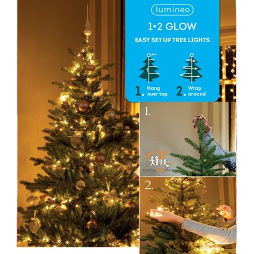  Novogodišnja LED rasveta za jelku 240cm-283L Toplo bela Lumineo 1-2 Glow 495463 Cene