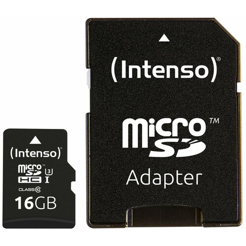 Intenso Micro SDHC/SDXC kartica 16GB Class 10, UHS-I +adapter, Pro - MicroSD 16GB Class10 UHS-I Pro Cene