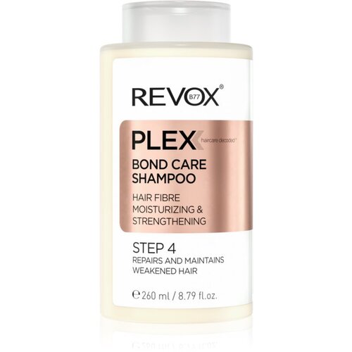 REVOX B77 PLEX Bond Care Shampoo. Step 4 šampon za okrepitev las z vlažilnim učinkom 260 ml Cene