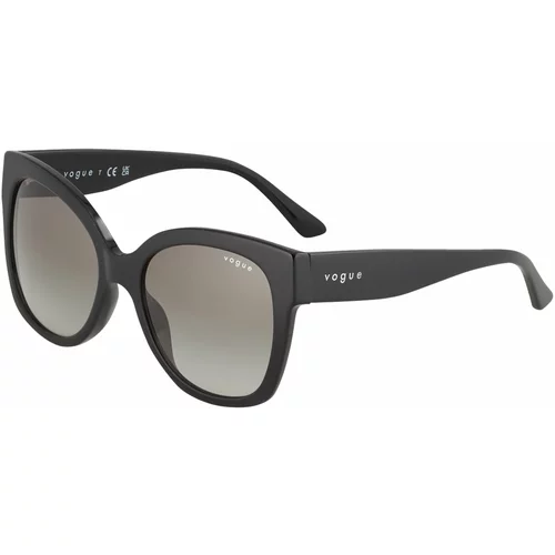 VOGUE Eyewear Sunčane naočale '5338S' crna / bijela