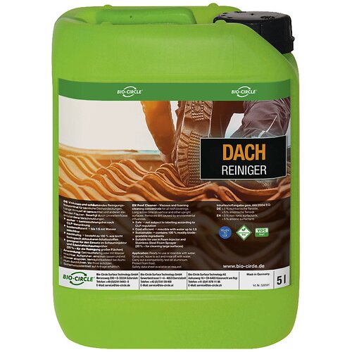 Bio-Circle Čistilo za strehe, posoda 5 l, viskozno in peneče se sredstvo Cene