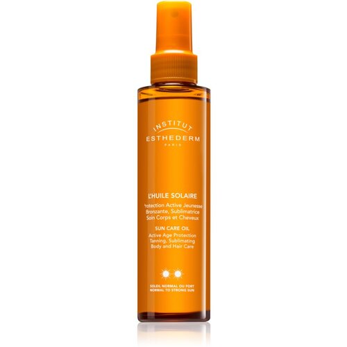 Institut Esthederm Sun Care Oil olje za sončenje za telo in lase s srednjo UV zaščito 150 ml Cene