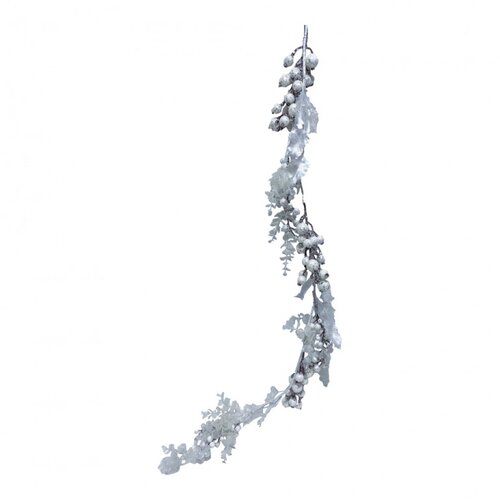  Sprig, novogodi&scaron;nja grana, bela, 130cm Cene