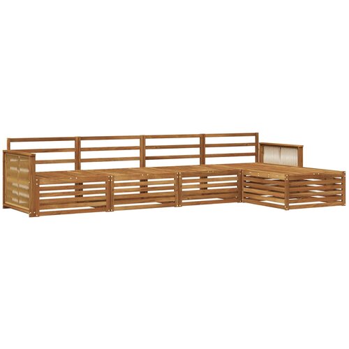 vidaXL Zunanja garnitura za sedenje 5 pcs Naravna Masiven les akacije, (5000280660) Cene