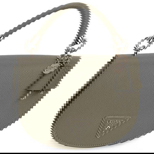 Guess Torbe BLA GIZELE MINI SADDLE Črna Cene