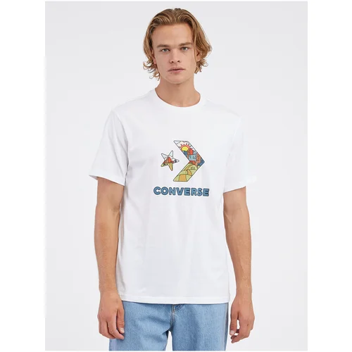 Converse White Men's T-Shirt Star Chevron - Men