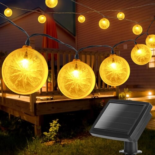 Aigostar LED solarni niz 10xLED/3,8m IP44 topla bela Slike