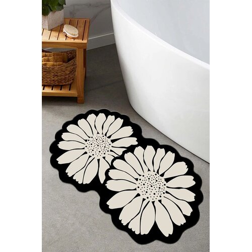 Lessentiel Maison Flor Extrana kupaonski tepih, 70 x 120 cm, crna Slike