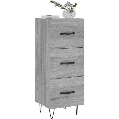  Komoda boja hrasta sonome 34,5x34x90 cm od konstruiranog drva Slike