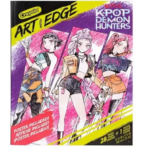 Crayola : Umjetnost s rubom - K-Pop Demon Hunters bojanka i poster Cijene