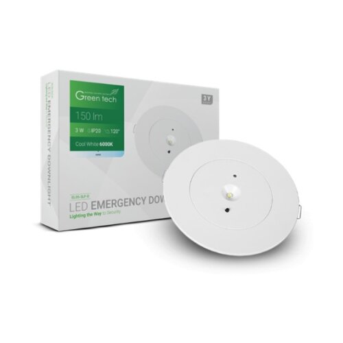 Greentech led panik lampa 3w 6000k ( EL05-3LF-D ) Cene