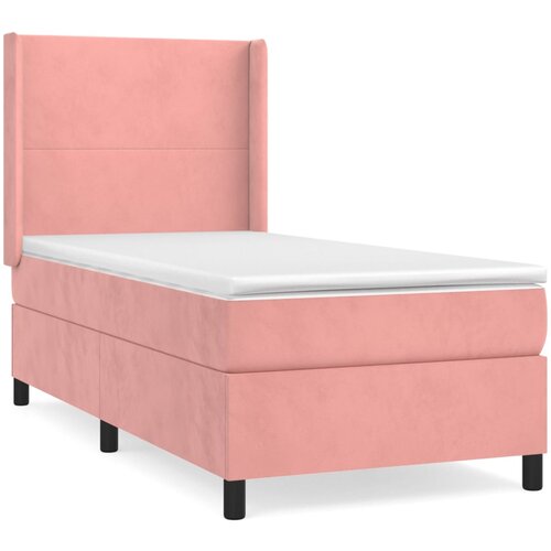 Maison Chic Box spring postelja - Vzmetna postelja z vzmetnico roza 80x200 cm žamet SL20463, (21881401) Cene