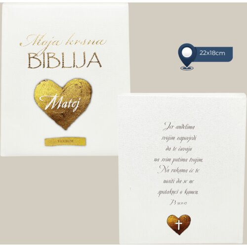  Personalizirana Moja krstna Biblija Cene