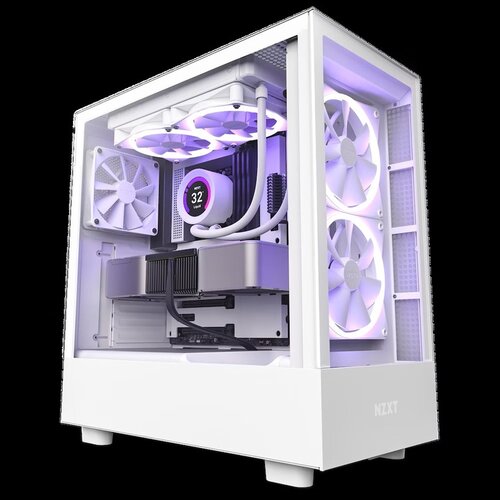NZXT CASE H5 ELITE WHITE Mini-ITX, Micro-ATX, ATX Mid-Tower, 3x Fans Cijene