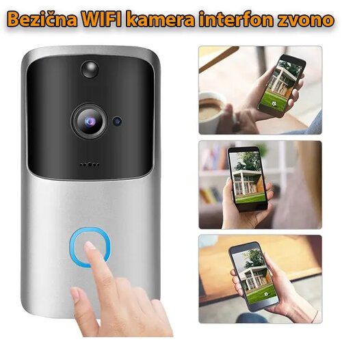  bezična wifi kamera interfon zvono Cene