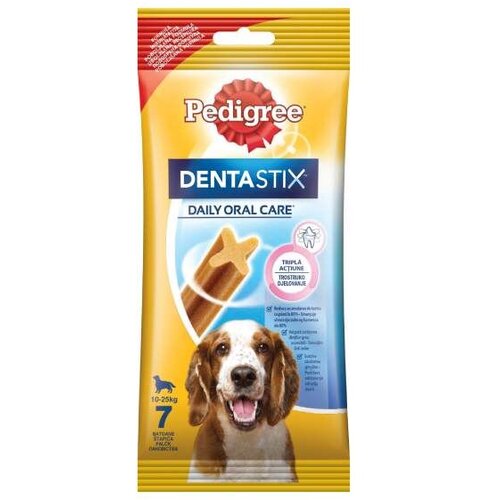 Pedigree 25 kg 7 kom 180 g-Dentastix Srednje rase 10 Cene