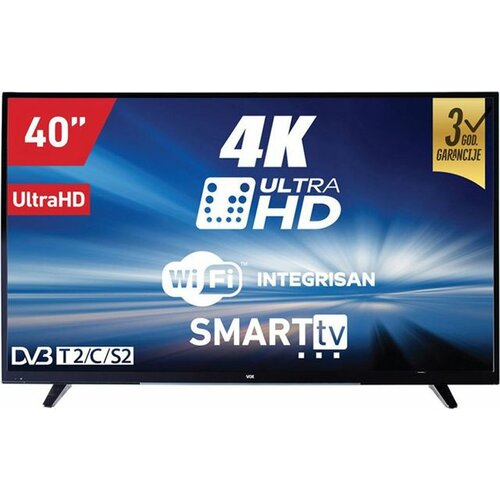 Vox 40DSW293V Ultra HD Smart 4K Ultra HD televizor Slike