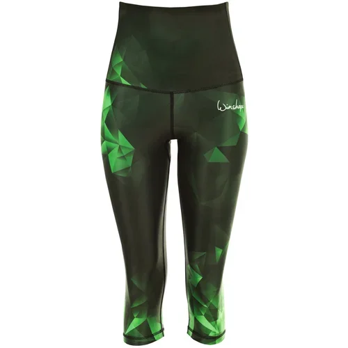Winshape Športne hlače 'HWL202' svetlo zelena / temno zelena / bela