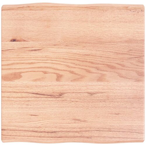  Ploča za radni stol svjetlosmeđa 60x60x4 cm obrađena hrastovina Slike