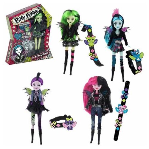 Sparkle Girlz Punk lutka s narukvicom Slike
