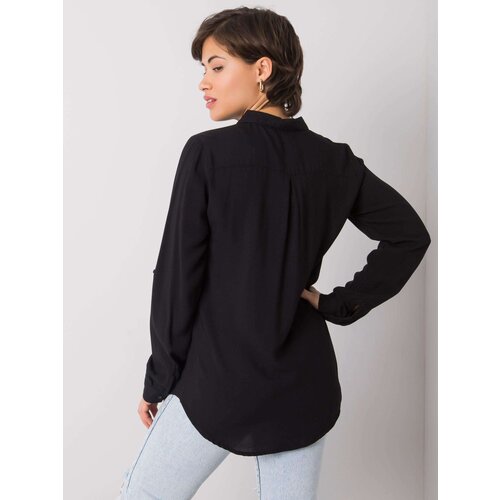 RUE PARIS Shirt-EO-KS-1460.68-black Cene