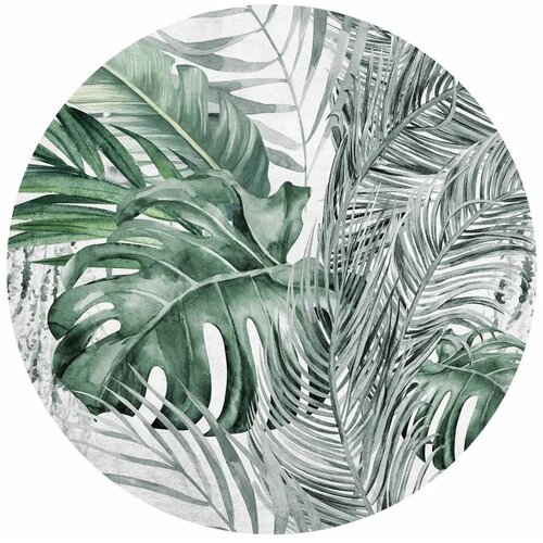  Okrugla fototapeta - Dense jungle 230x230 Slike