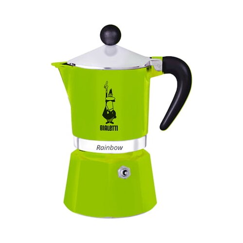 Bialetti Espresso kuhalnik Rainbow &amp;quot;3 skodelice&amp;quot; - Zelena Slike