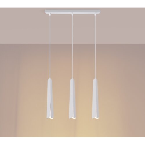 Sollux Lighting Svetilka colgante PRYSM 3L bela, (21347545) Cene