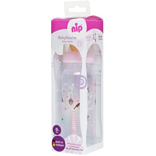 Nip PP fla&amp;scaron;ica Family Girl 250ml kaučuk cucla 6+ Slike