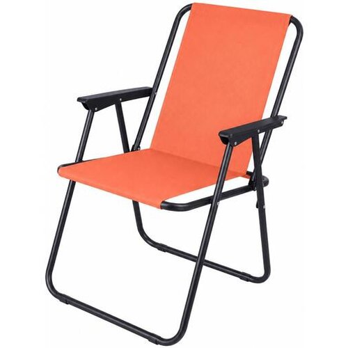 Denis zložljiv kamp stol, jeklo, oranžna Slike